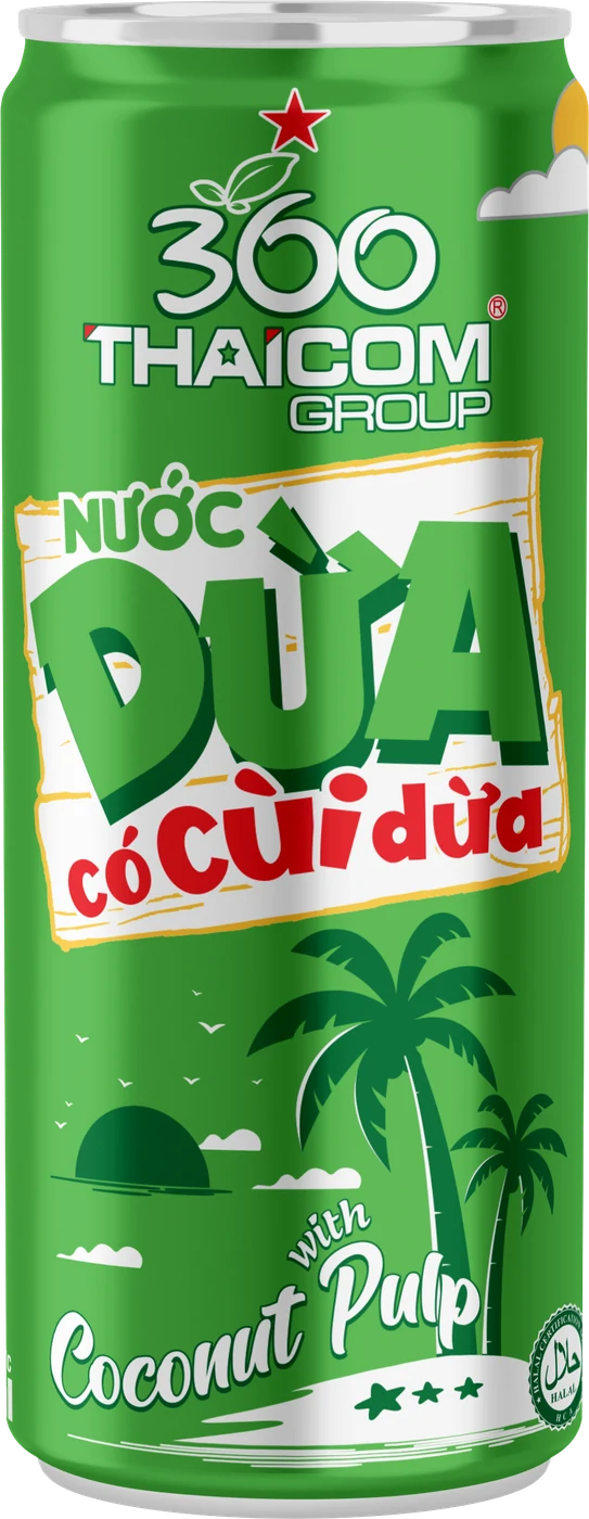 Coconut with Pulp fruit juice
