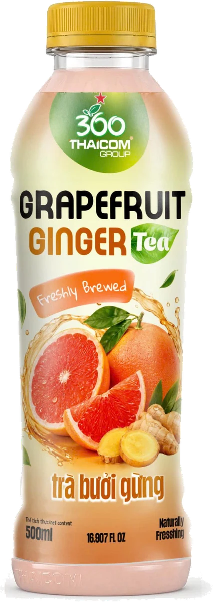 Grapefruit Ginger Tea Bottle 500ml