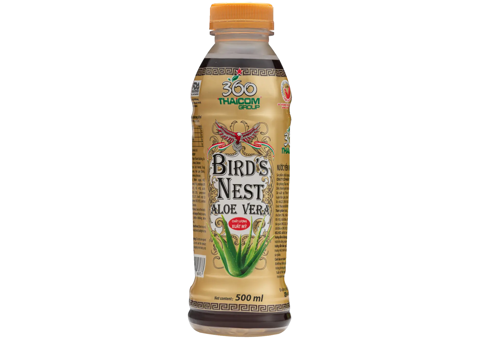 Bird's Nest Aloe Vera Drink Bottle 500ml