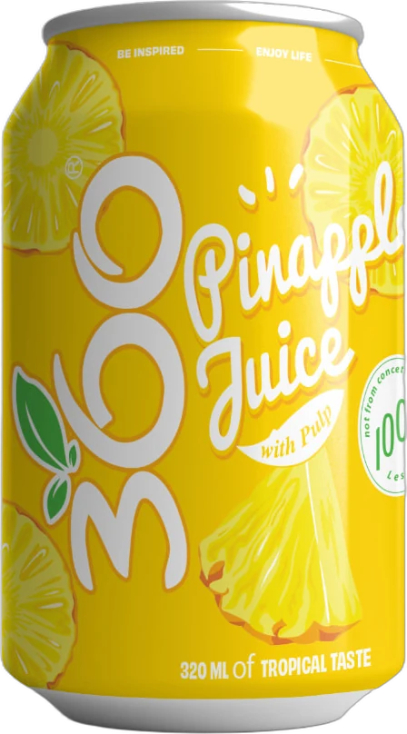 Pineapple Sparkling Fruit Juice Can 320ml