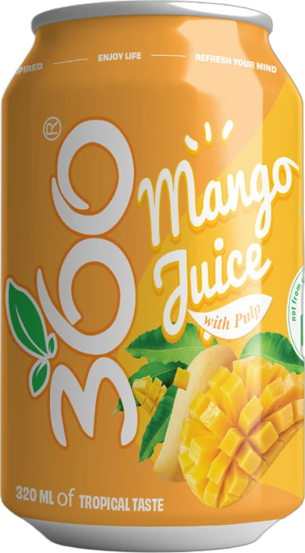 Mango Sparkling Fruit Juice Can 320ml