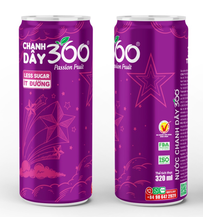 Passion Fruit fruit juice 320ml Can